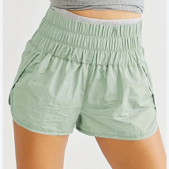 Free People Movement The Way Home Shorts in Mint Green Activewear Athleisure M - Picture 2 of 11